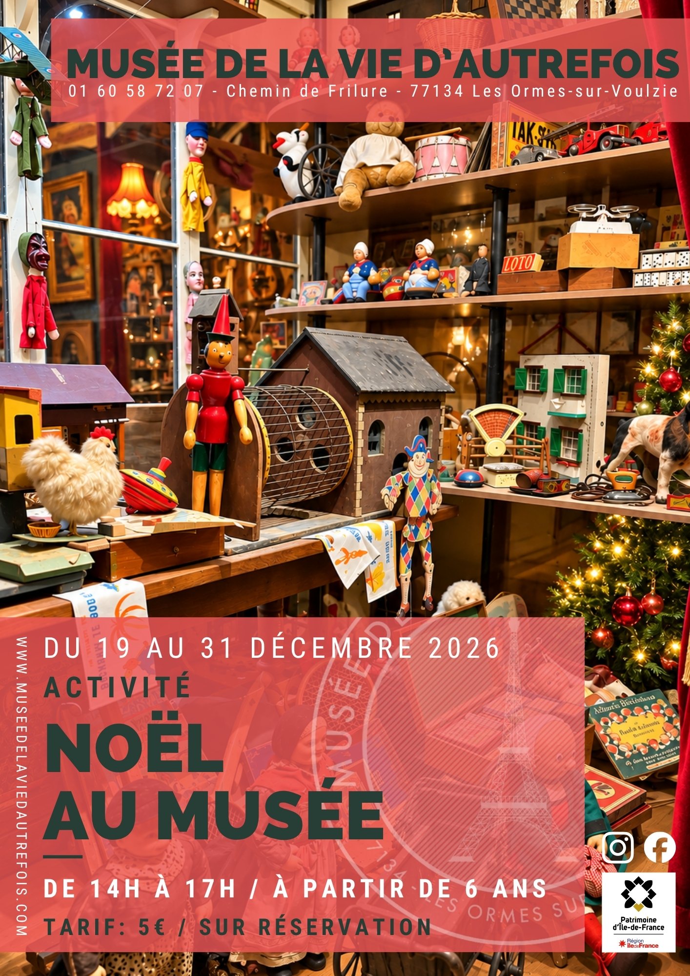 Du 19 au 31 Décembre Noël enchanté au Musée