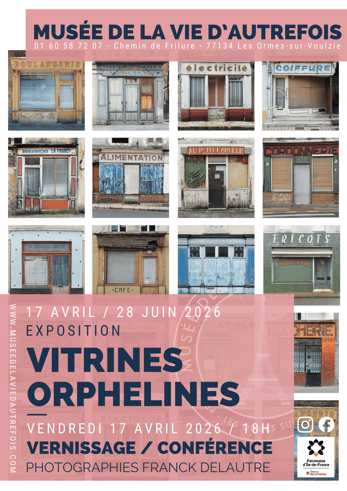 17 Avril / 28 Juin Vitrines Orphelines – Photographies