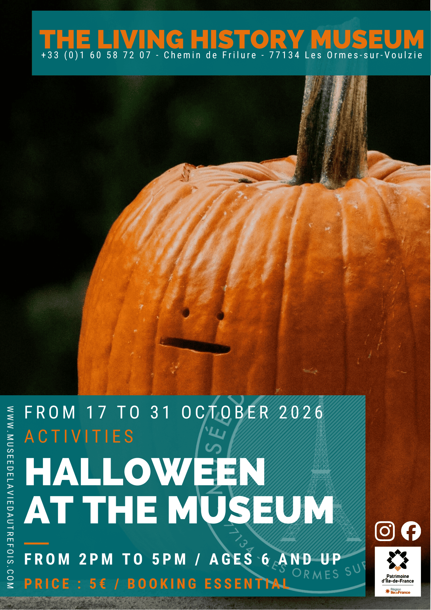 From October 17 to 31 Halloween at the Museum