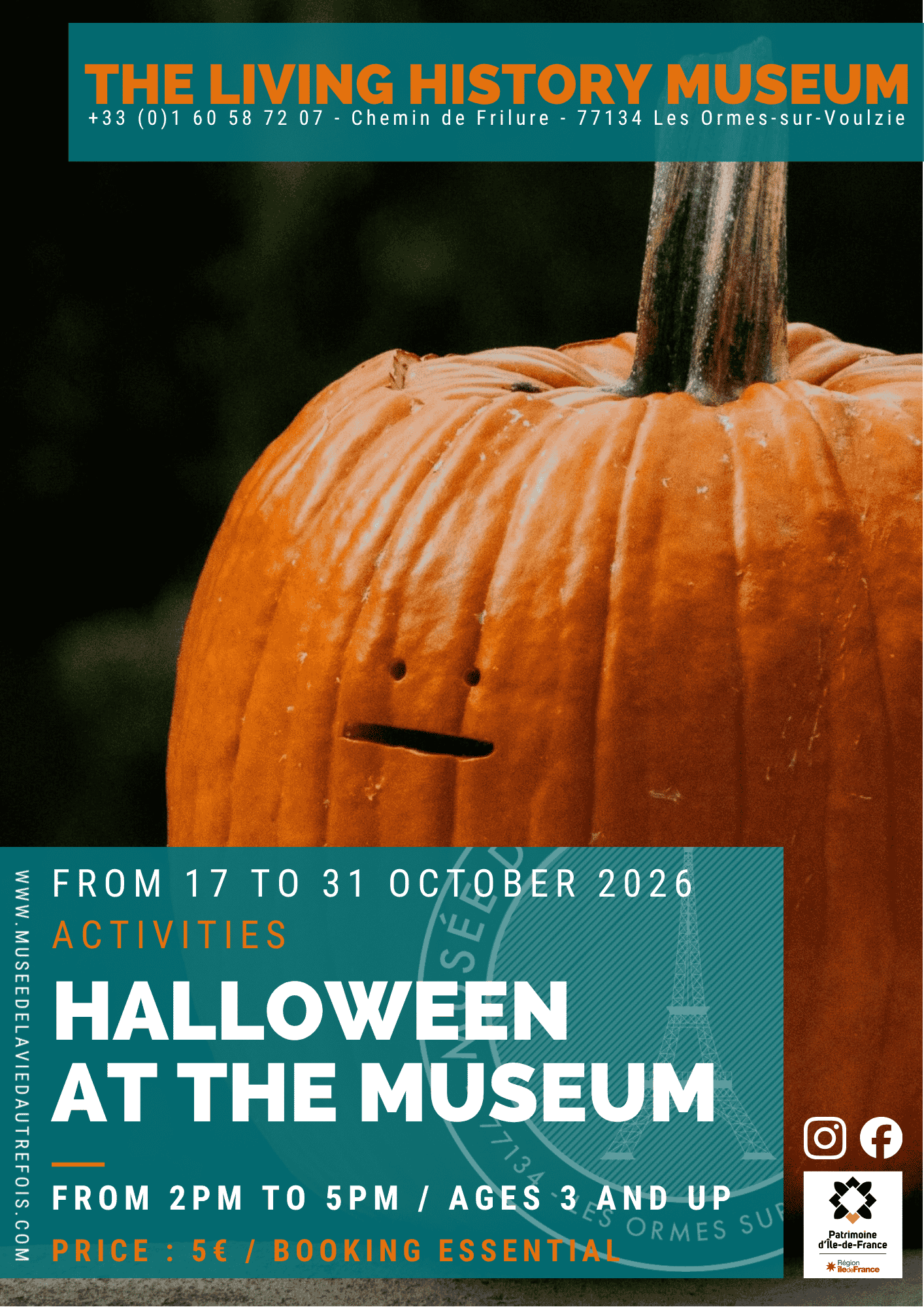 From October 17 to 31 Halloween at the Museum