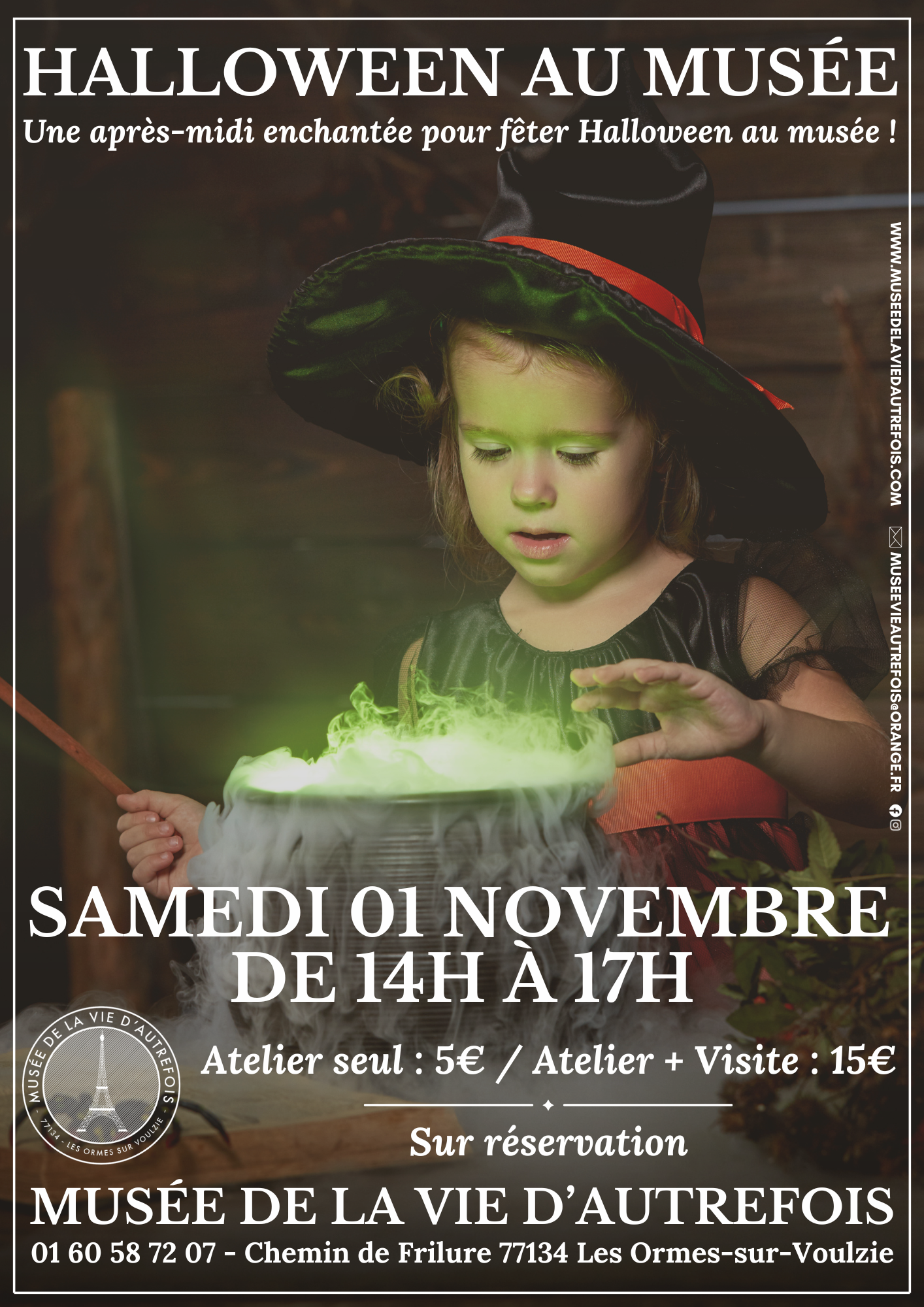 Affiche Halloween au Musée