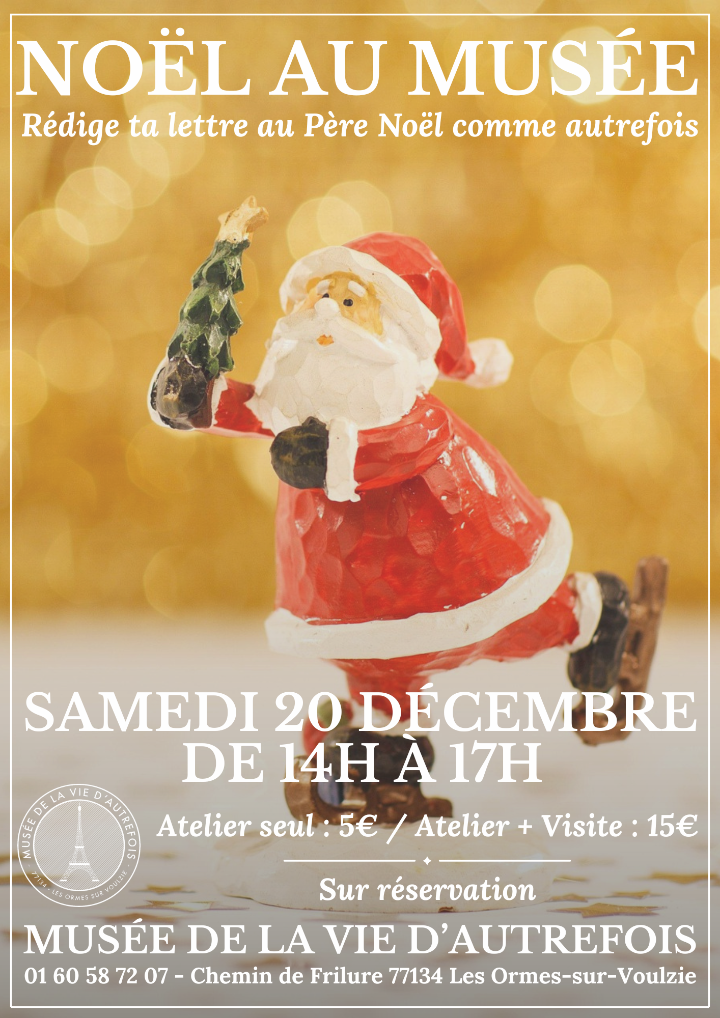 Affiche Noël au Musée