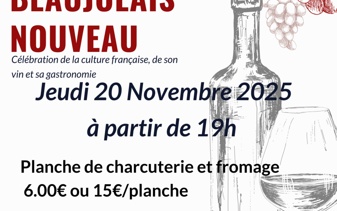 20 November 2025 Beaujolais Nouveau