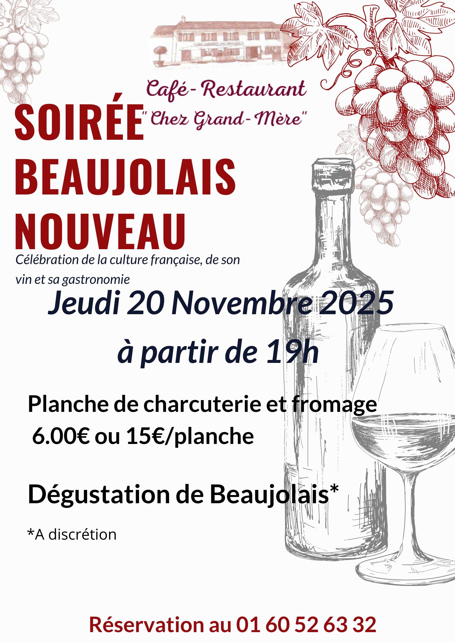 Soirée beaujolais nouveau 2025