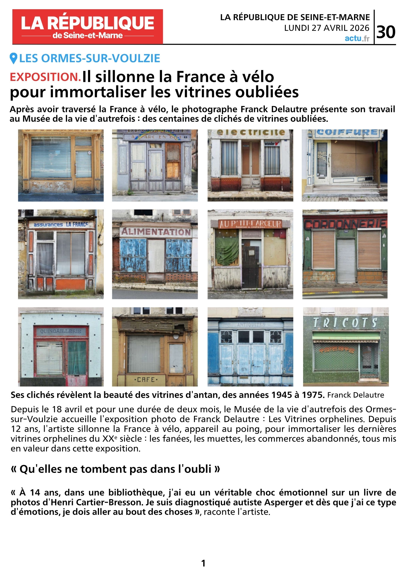 La rép de Seine et Marne les vitrines orphelines1