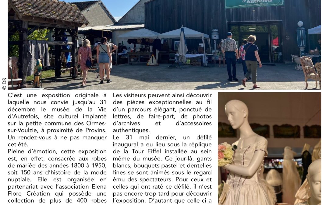 LE MONITEUR DE SEINE-ET-MARNE / Vive les robes de mariée au Musée